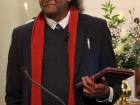 Raymond Minniecon giving the acknowledgement of country